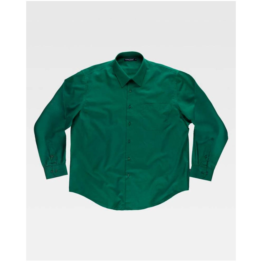 Camisa bolsillo Workteam B800 Verde