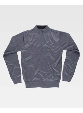 Jersey cremallera Workteam S5601 Gris