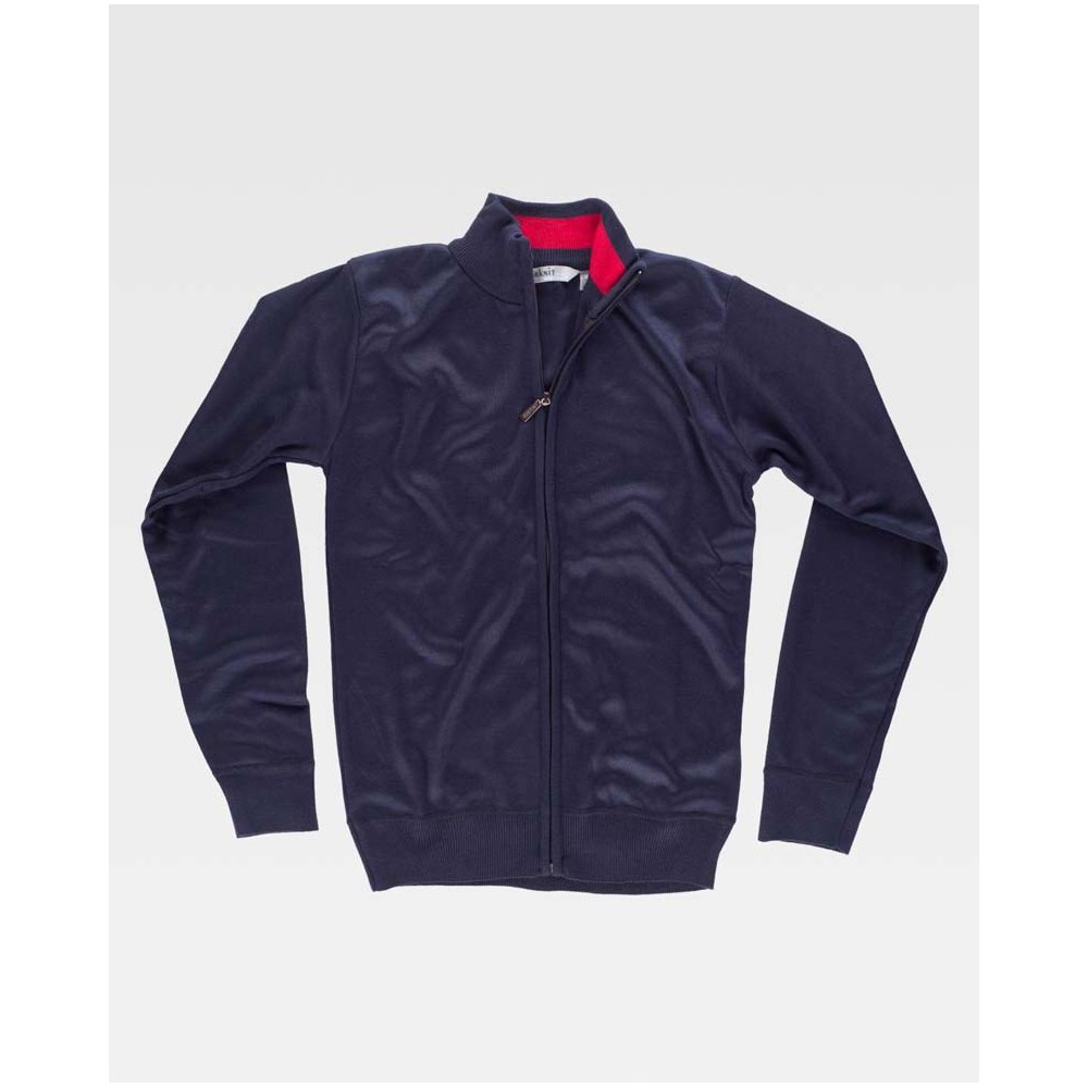 Chaqueta cremallera Workteam S5603 Marino