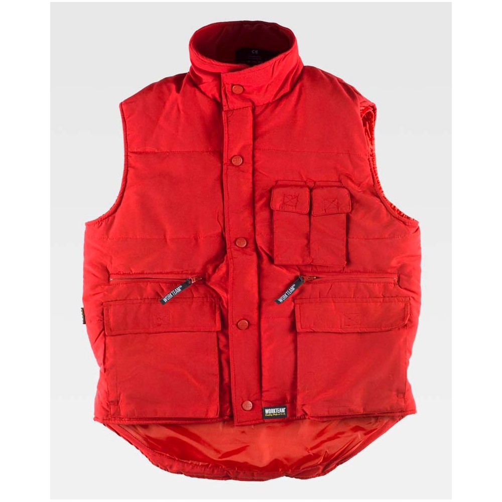 Chaleco Workteam S3250 Rojo