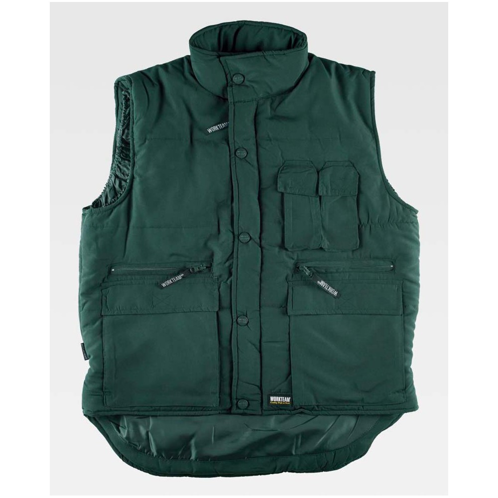 Chaleco Workteam S3250 Verde Oscuro