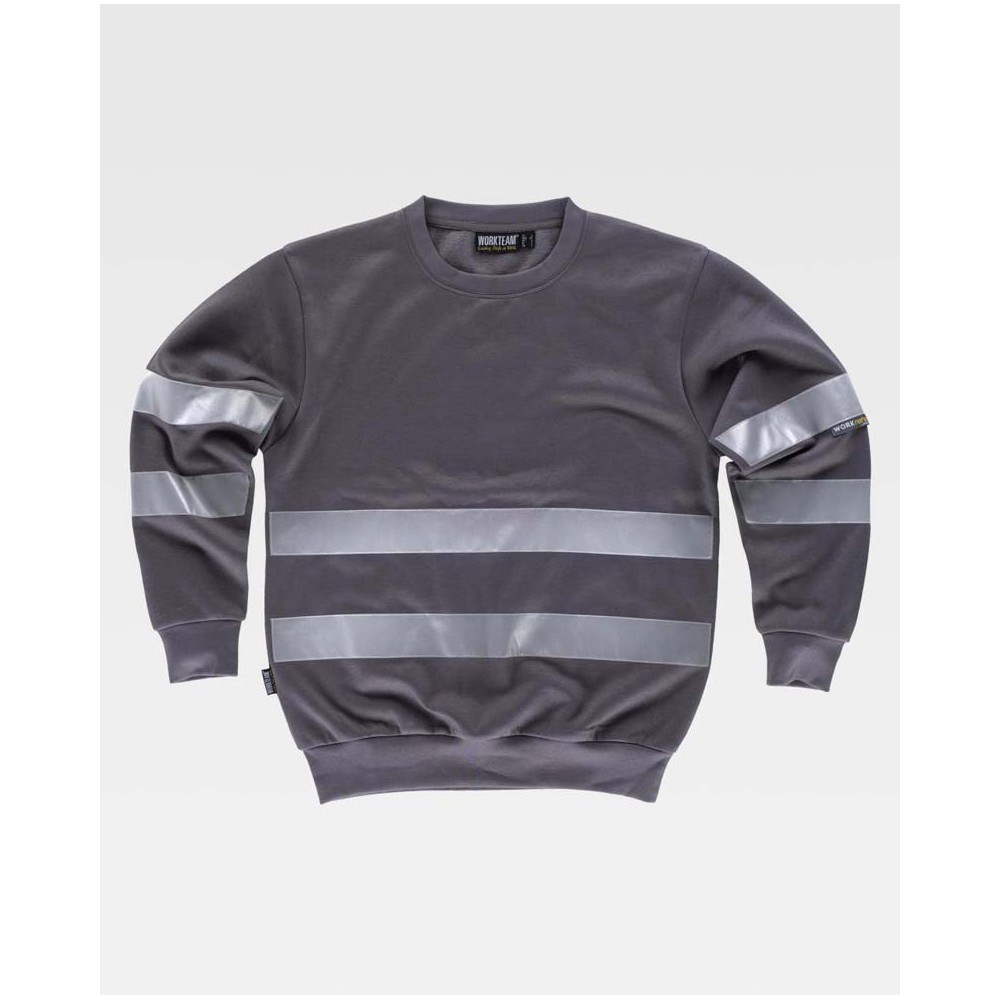 Sudadera alta visibilidad Workteam C9031 Gris