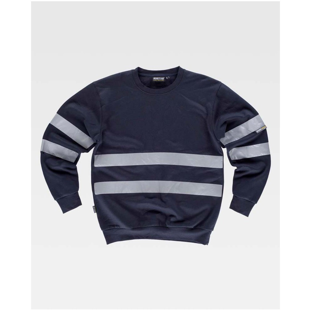 Sudadera alta visibilidad Workteam C9031 Marino