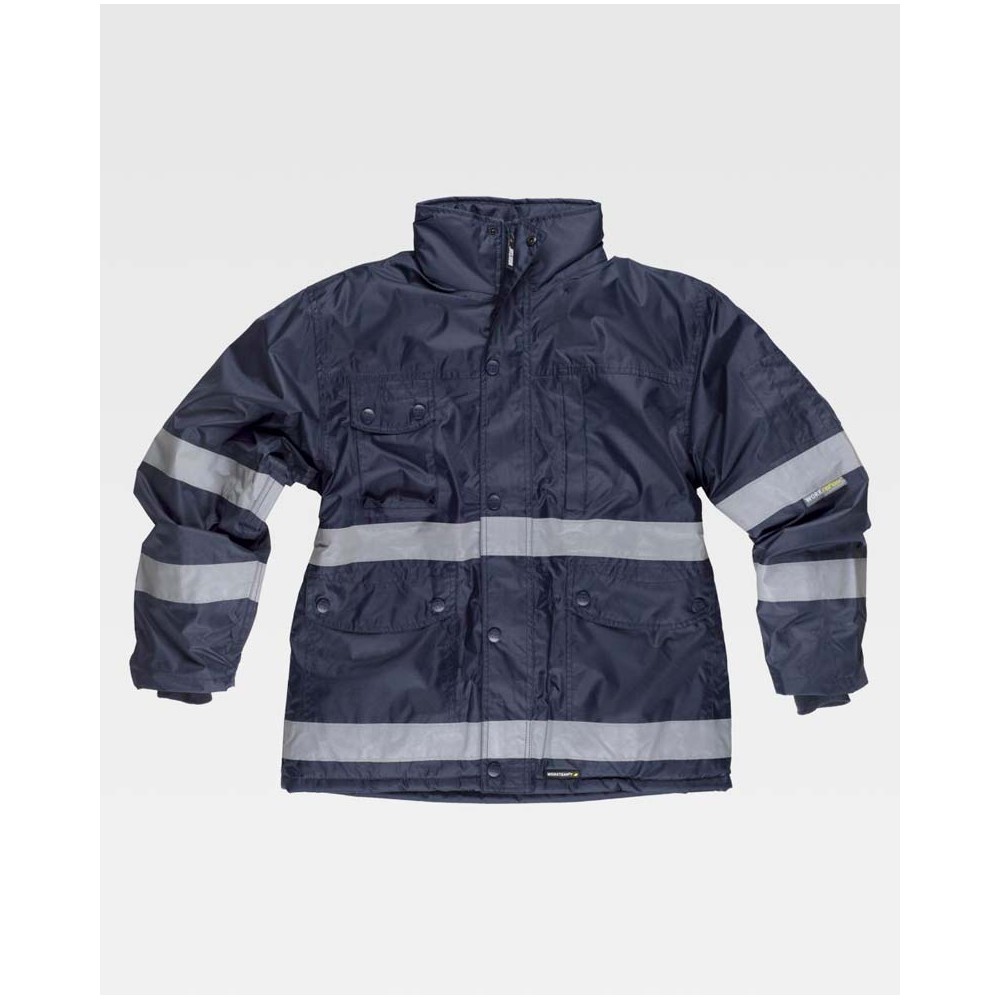 Parka alta visibilidad Workteam S1008 Marino