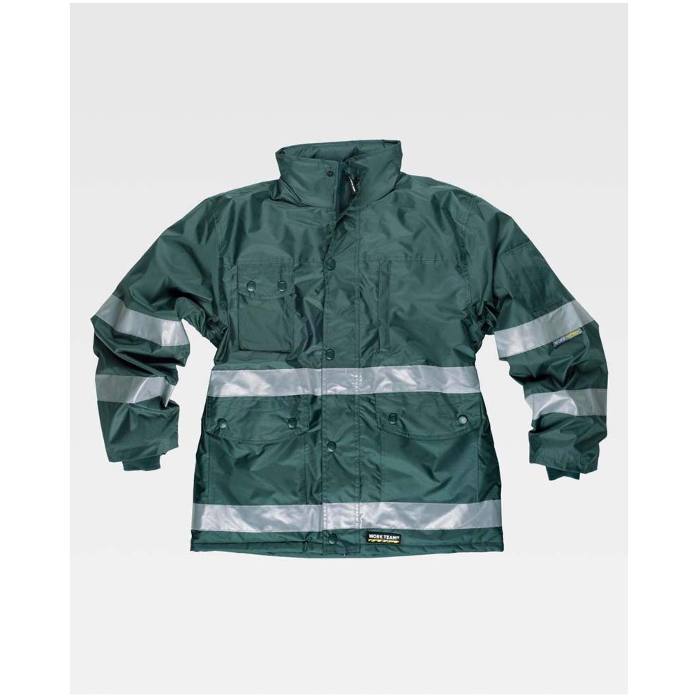 Parka alta visibilidad Workteam S1008 Verde