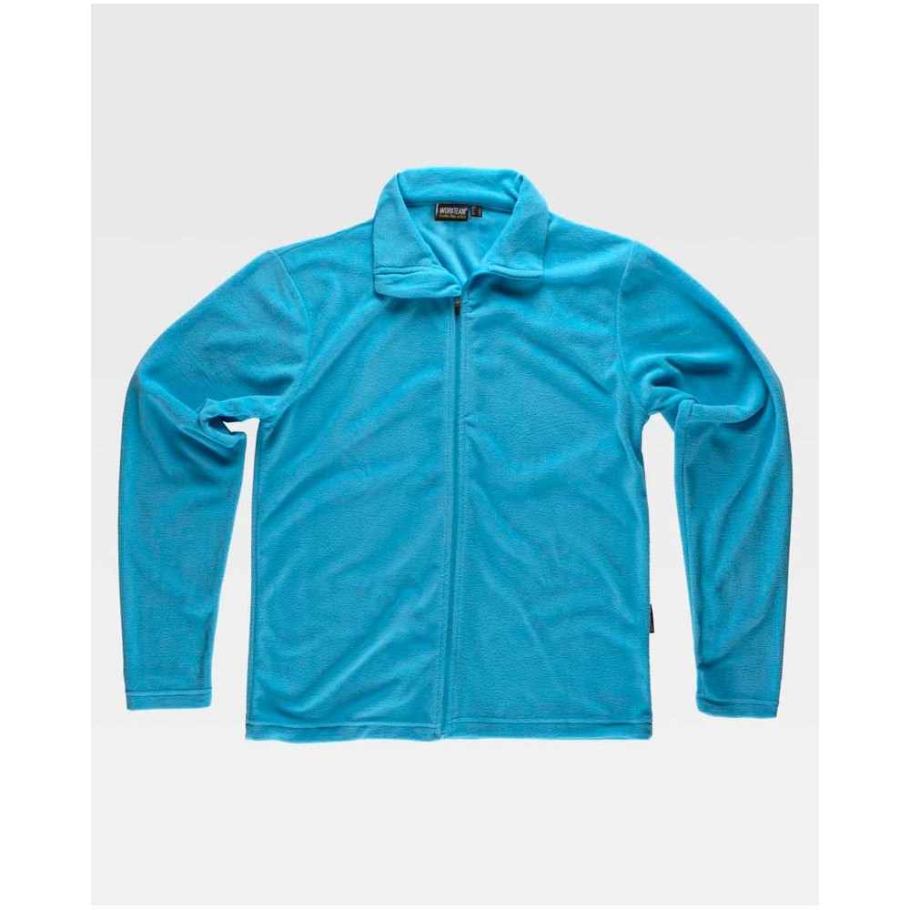 Chaqueta polar Workteam S4002 Celeste