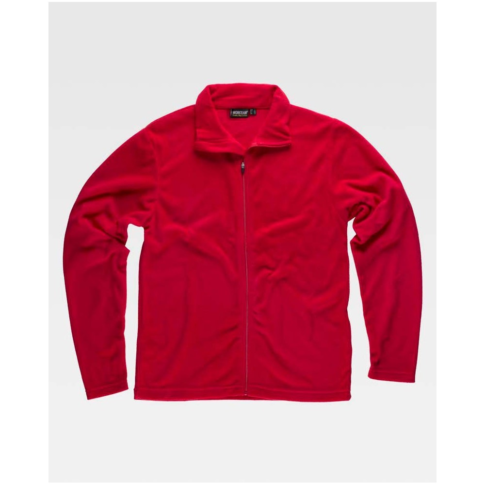 Chaqueta polar Workteam S4002 Rojo