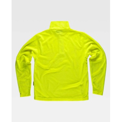 Polar de trabajo ligero Workteam S4001 Amarillo flúor