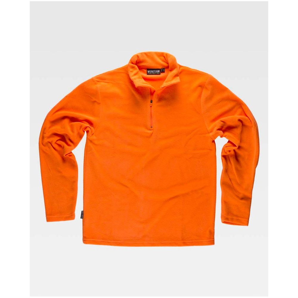 Polar de trabajo ligero Workteam S4001 Naranja flúor