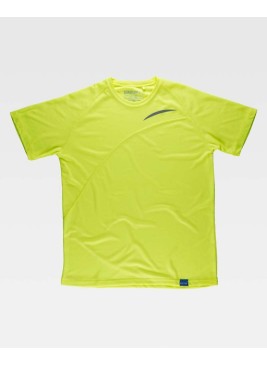 camiseta de trabajo técnica Workteam S6610 Amarillo