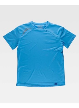 Camiseta poliéster Workteam S6611 Celeste