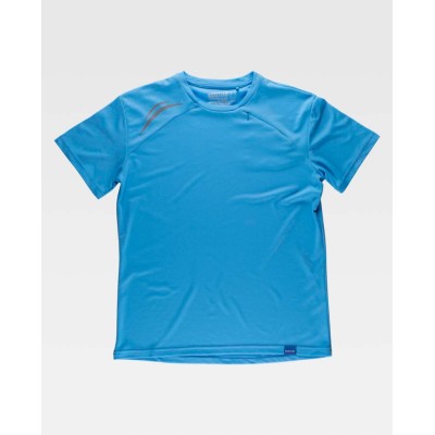 Camiseta poliéster Workteam S6611 Celeste
