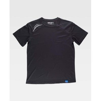 Camiseta poliéster Workteam S6611 Negro