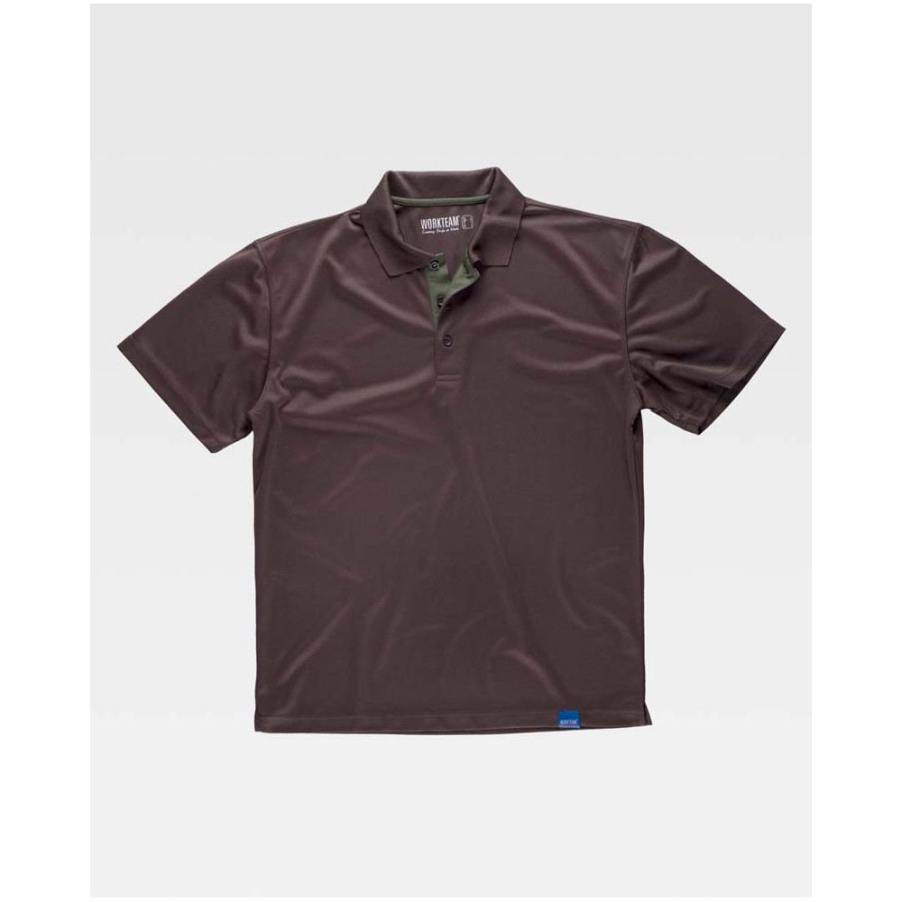 Polo poliéster Workteam S6520 Marrón