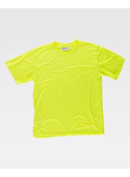 Camiseta alta visibilidad Workteam C6010 Amarillo