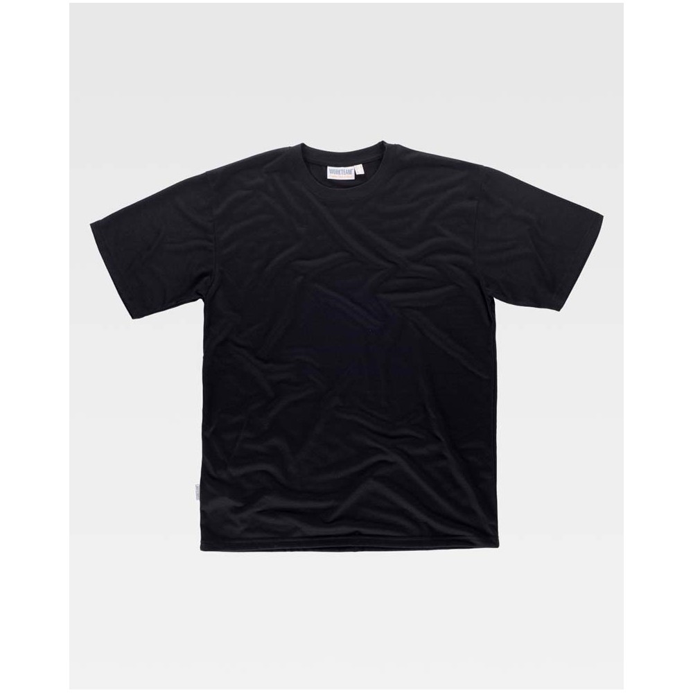 Camiseta alta visibilidad poliéster Workteam C6010 Negro