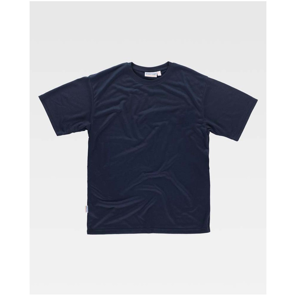 Camiseta alta visibilidad poliéster Workteam C6010 Marino