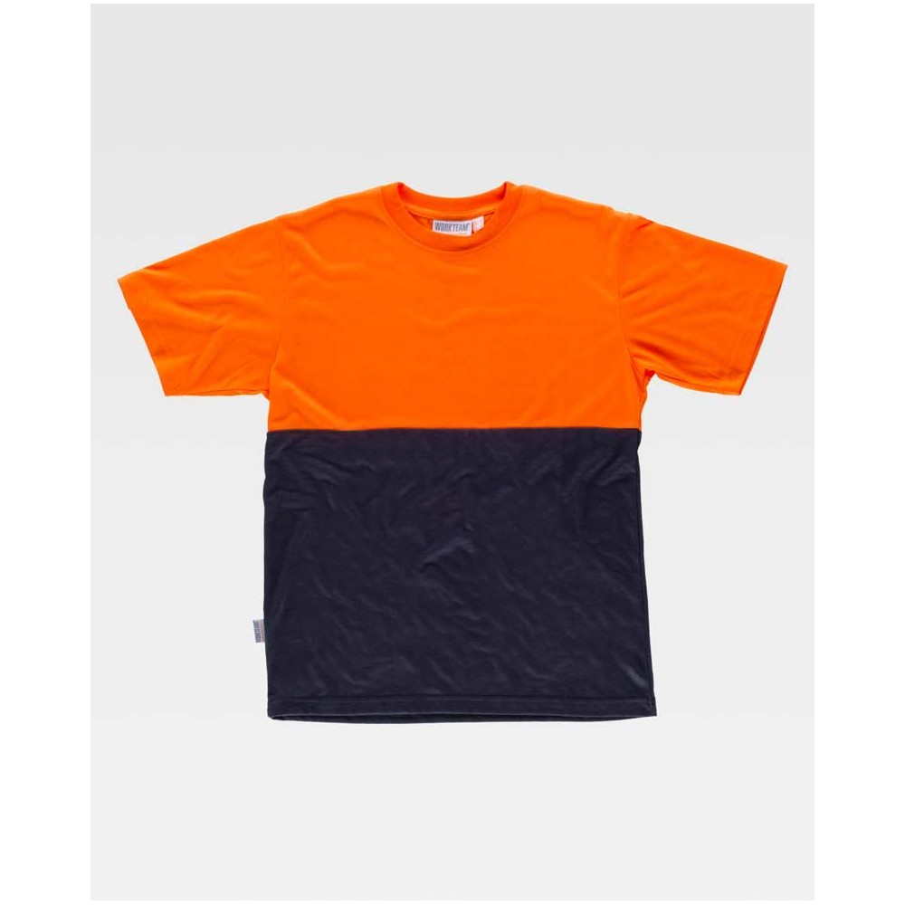 Camiseta de alta visibilidad combinada Workteam C6020 Naranja