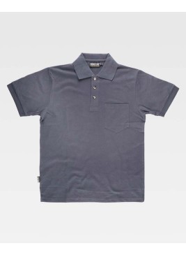 Polo de trabajo 100% algodón Workteam S6507 Gris