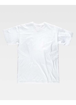 Camiseta de trabajo algodón Workteam S6601 Blanco