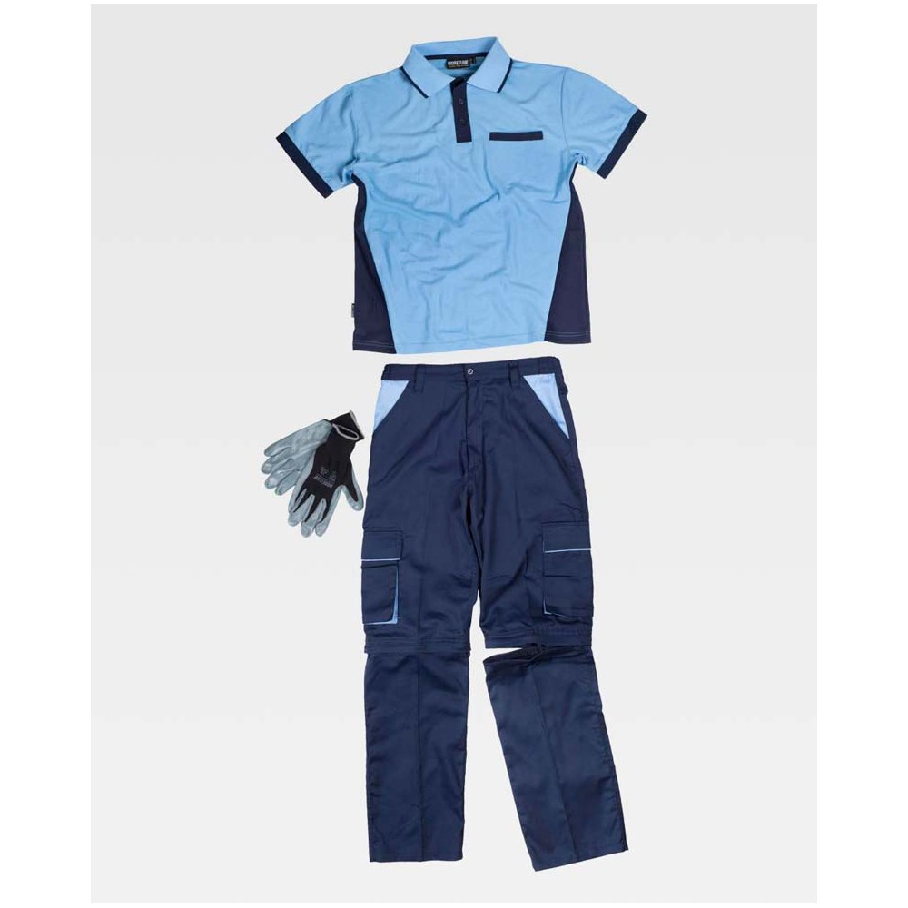 Conjunto Workteam WSET1465 Celeste
