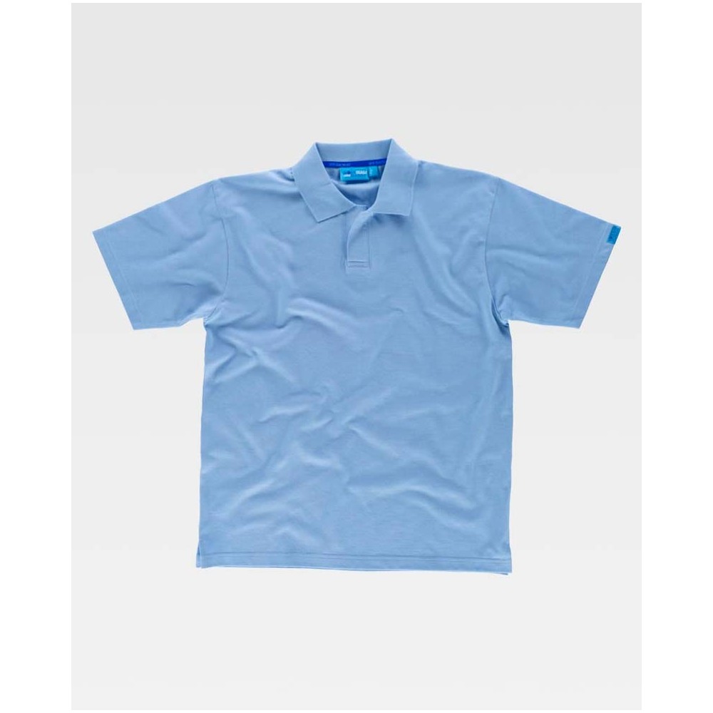 Polo antibacterias Workteam C3400 Celeste