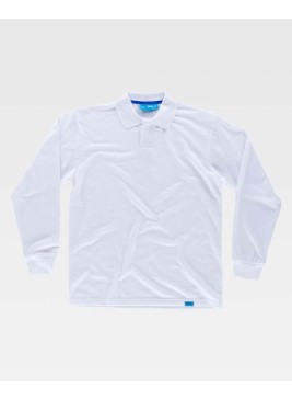Polo antibacteriano Workteam C3410 Blanco