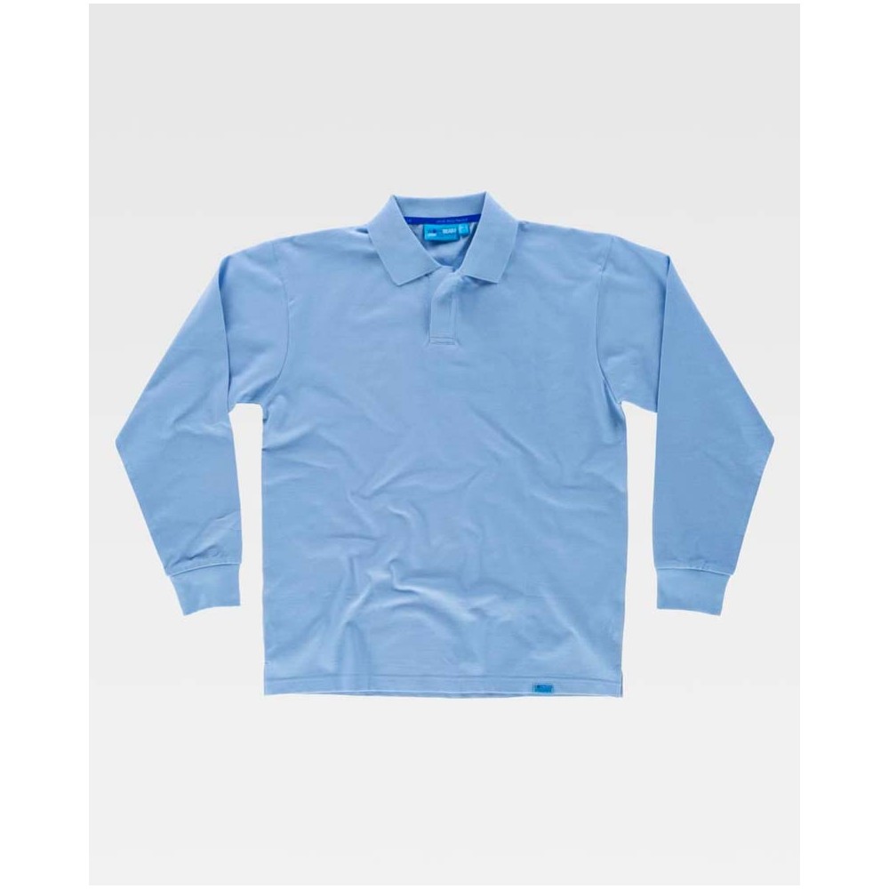 Polo antibacteriano Workteam C3410 Celeste