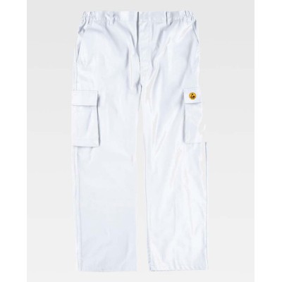 Pantalón antiestático Workteam B1900 Blanco