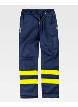 Pantalón de protección de soldador Workteam B1494 Marino