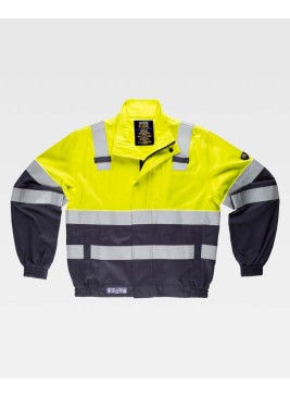 Cazadora Workteam B1191 Marino/Amarillo