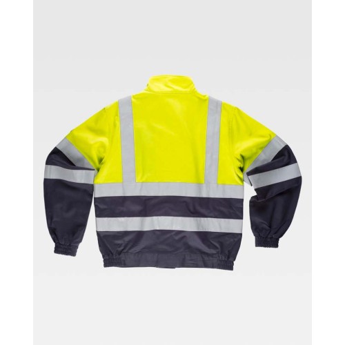 Cazadora de protección Workteam B1191 Marino-Amarillo