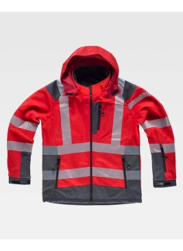 Chaqueta workshell Workteam S9212 Rojo
