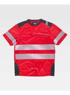 Camiseta reflectante Workteam C9242 Rojo