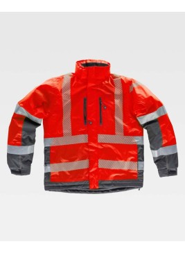 Parka reflectante Workteam S9262 Rojo