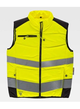 Chaleco alta visibilidad  Workteam C2950 Amarillo a.v