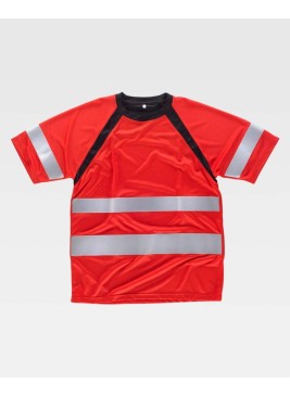 Camiseta reflectante Workteam C2940 Rojo