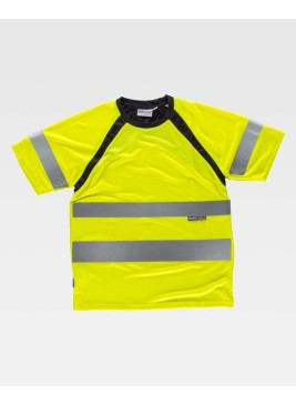 Camiseta alta visibilidad Workteam C2941 Amarillo a.v