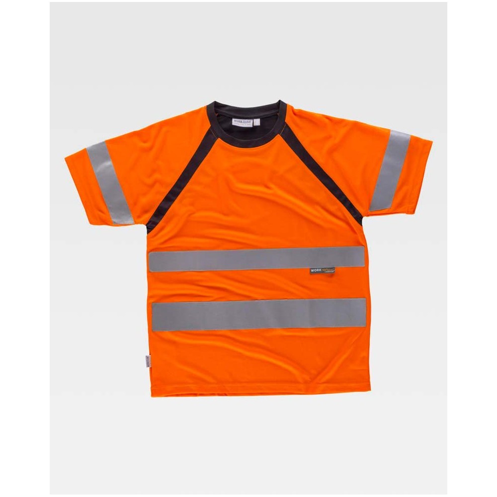Camiseta alta visibilidad Workteam C2941 Naranja a.v