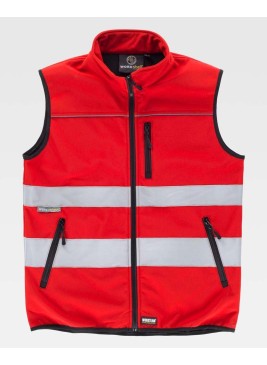 Chaleco reflectante Workteam C2922 Rojo