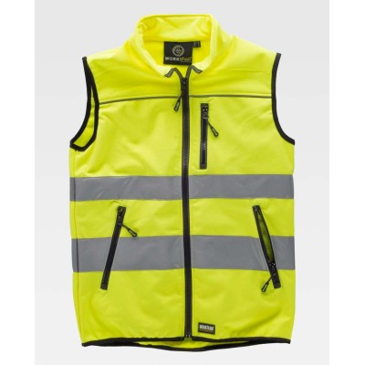 Chaleco alta visibilidad Workteam C2920 Amarillo