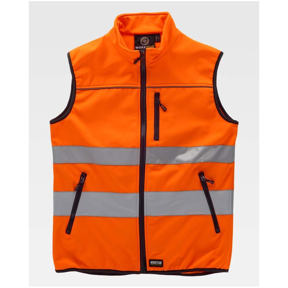 Chaleco alta visibilidad Workteam C2920 Naranja
