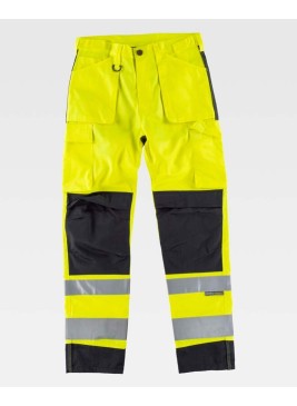 Pantalón alta visibilidad Workteam C2912 Amarillo a.v