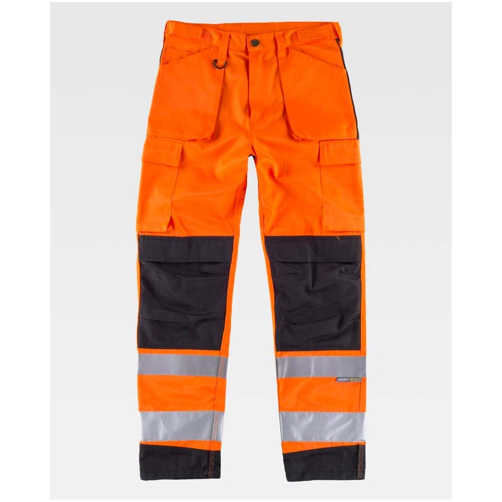 Pantalón alta visibilidad Workteam C2912 Naranja a.v