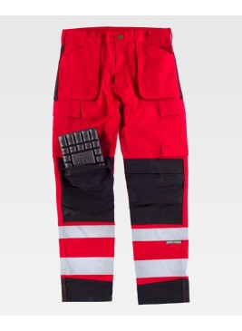 Pantalón Workteam C2913 Rojo