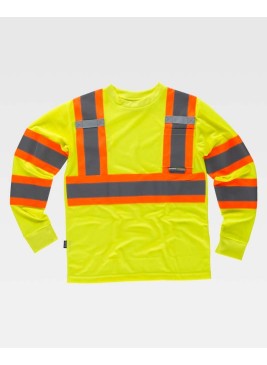 Camiseta manga larga Workteam C3633 Amarillo a.v