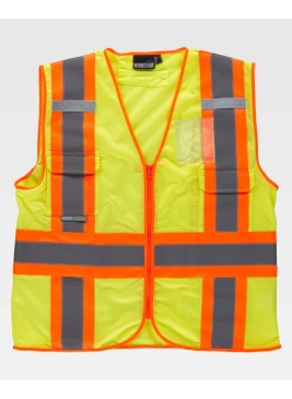 Chaleco rejilla Workteam C3623 Amarillo a.v