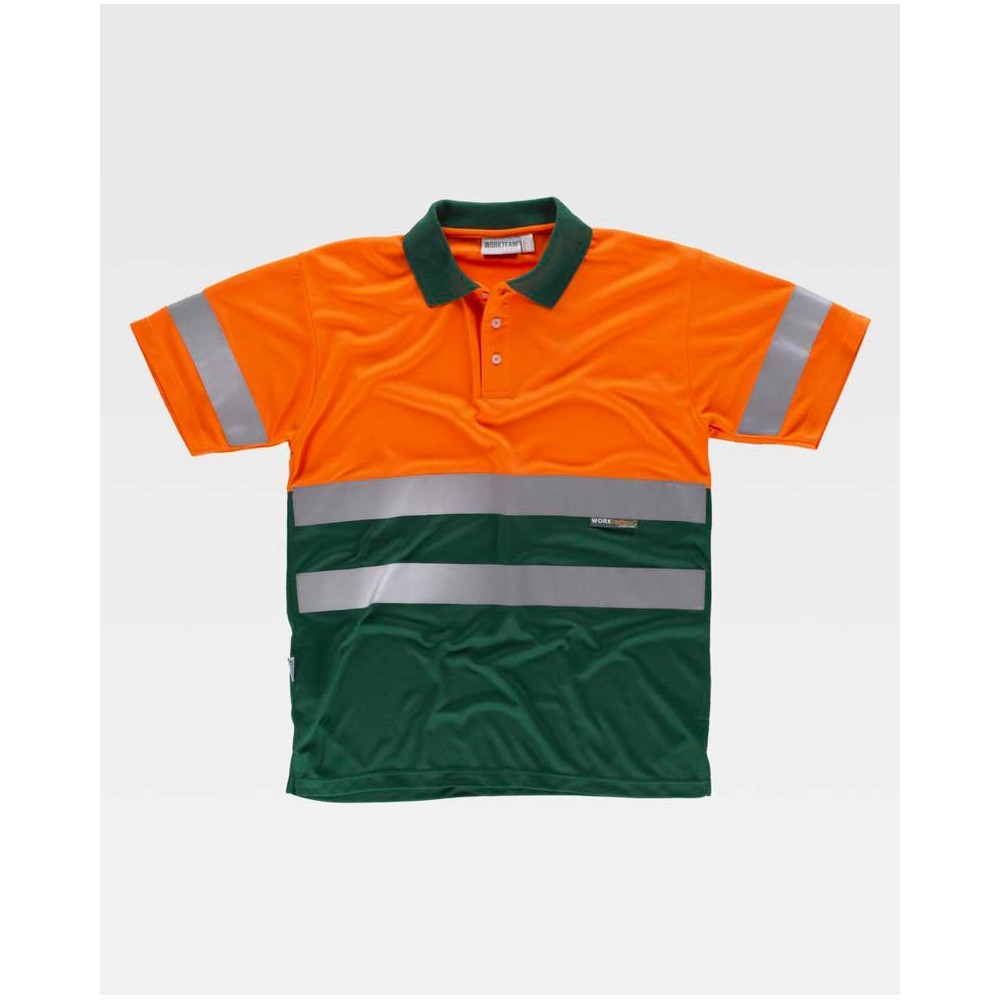 Polo combinado manga corta Workteam C3860