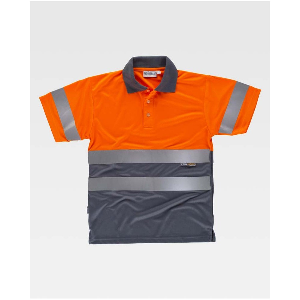 Polo combinado manga corta Workteam C3860