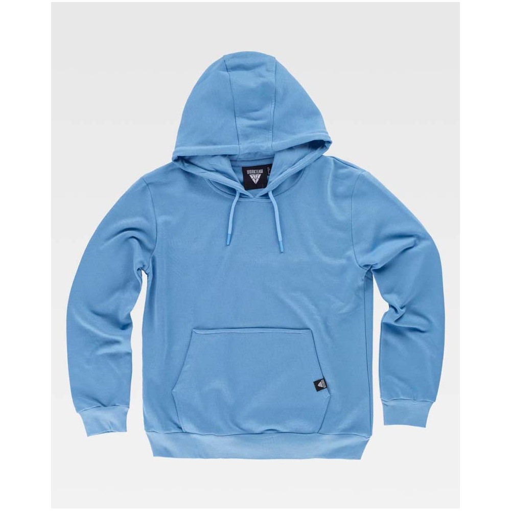 Sudadera Workteam S5506 Celeste